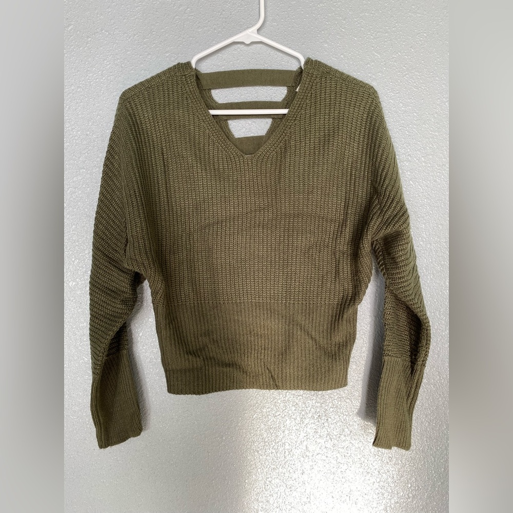 Full Circle Trends Womens Cropped Sweater
